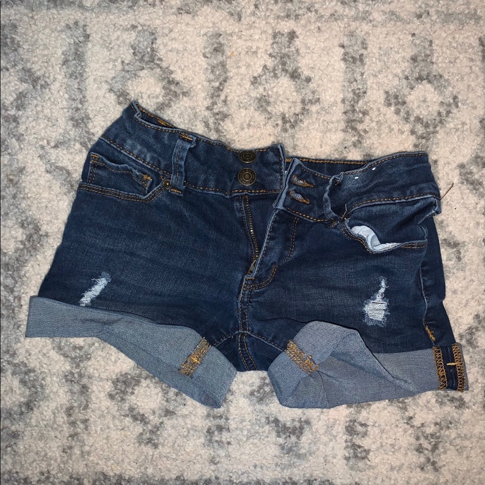 Girls jean shorts